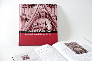 Buchgestaltung von Gabriele Stautner, ARTIFOX, Eigenwillig und Couragiert, wegweisende Frauen in Ulm und Neu-Ulm