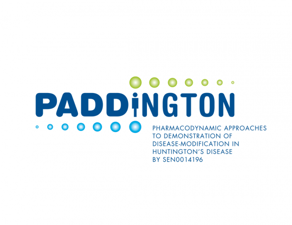 Logo für das Paddington-Projekt, eine klinische Studie zur Medikation der Huntington-Krankheit, ein europaweites Projekt, ©Gabriele Stautner, ARTIFOX