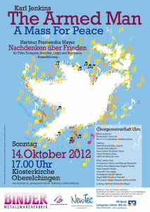 Poster Design von Gabriele Stautner, ARTIFOX, für Chor Levantate Ulm