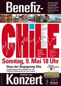 Poster Design von Gabriele Stautner, ARTIFOX, für Chor Levantate Ulm