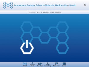 Corporate Design: International Graduate School in Molecular Medicine Ulm, iPad presentation