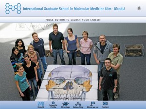 Corporate Design: International Graduate School in Molecular Medicine Ulm, iPad presentation