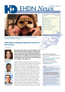Newsletter by Gabriele Stautner, ARTIFOX, for EHDN