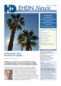 Newsletter by Gabriele Stautner, ARTIFOX, for EHDN