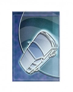 Illustration for the Faroe Insurance Company, car section, © Gabriele Stautner, ARTIFOX