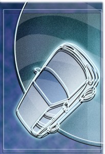 Illustration: Faroe Insurance Company, car section, © Gabriele Stautner, ARTIFOX