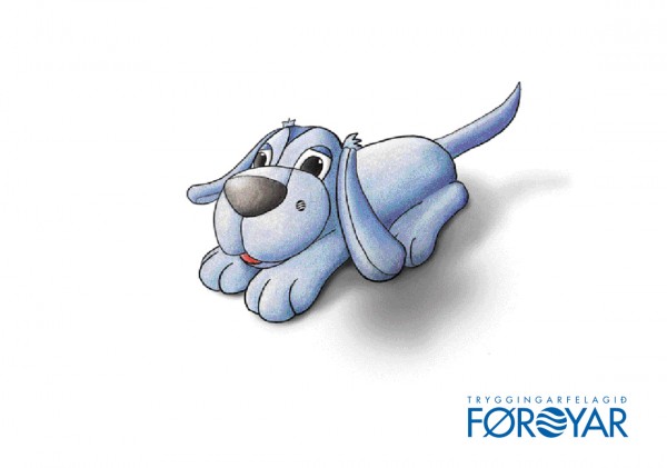 Illustration, Object Design: Faroe Insurance Company, mascot TRYGGVI, © Gabriele Stautner, ARTIFOX