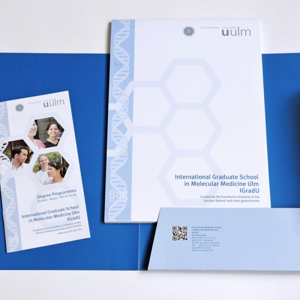 Corporate Design: International Graduate School in Molecular Medicine Ulm, iPad presentation