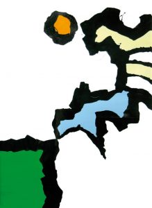 Malerei, Kunst: Sisyphos ©Gabriele Katla Stautner, ARTIFOX, Ulm