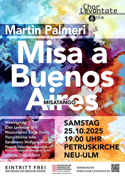 Chor Levantate Misa a Buenos Aires Design Gabriele Stautner